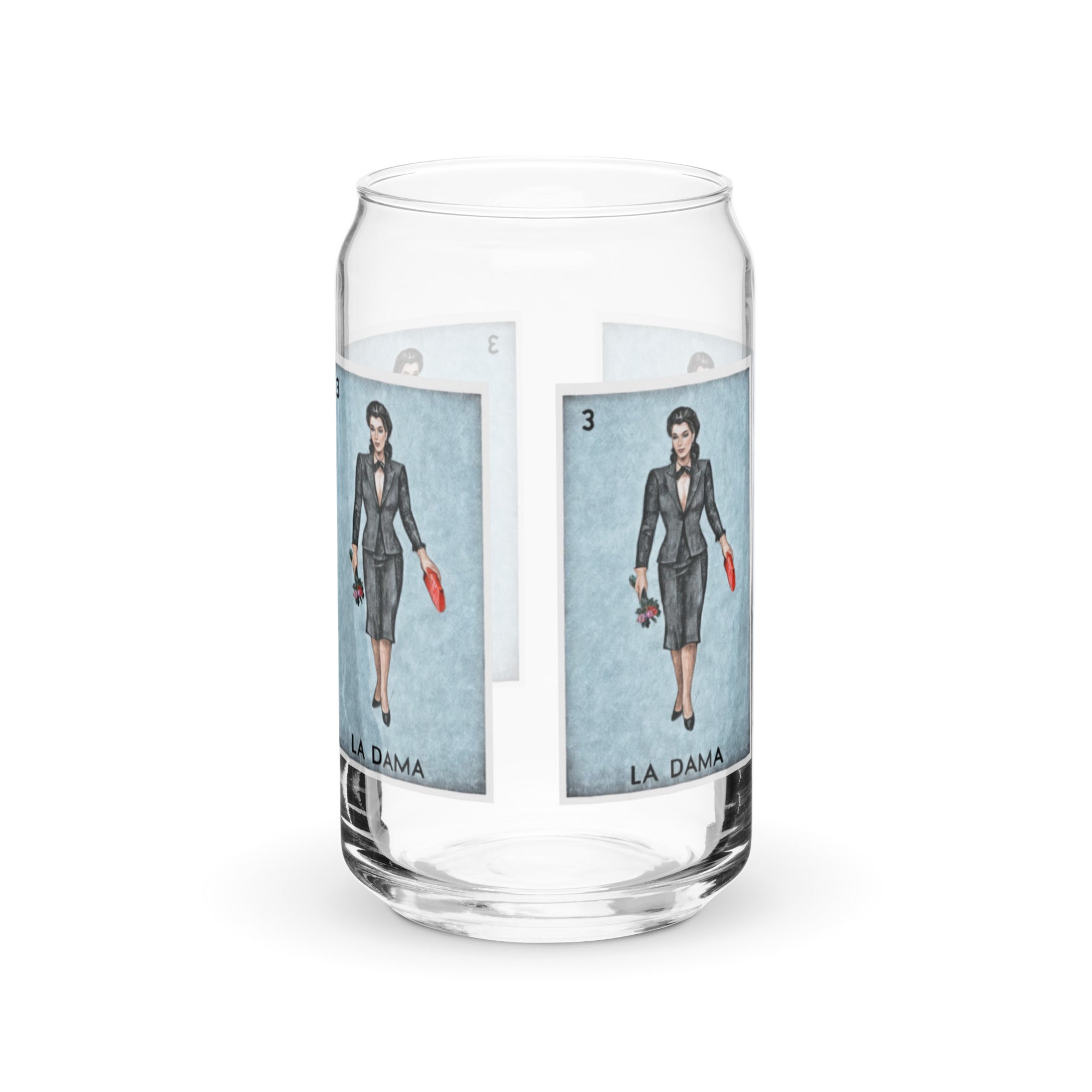 Can-shaped glass